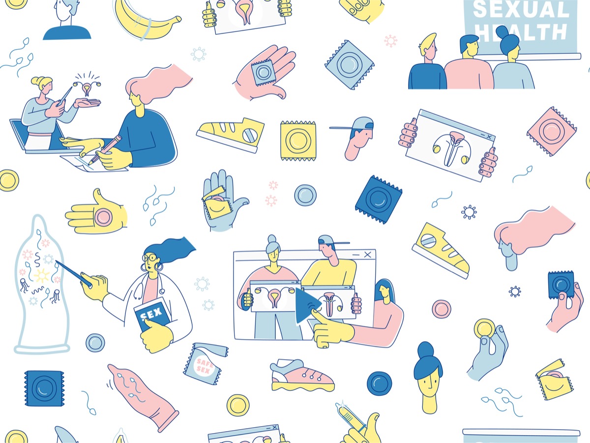 Sexual health illustration